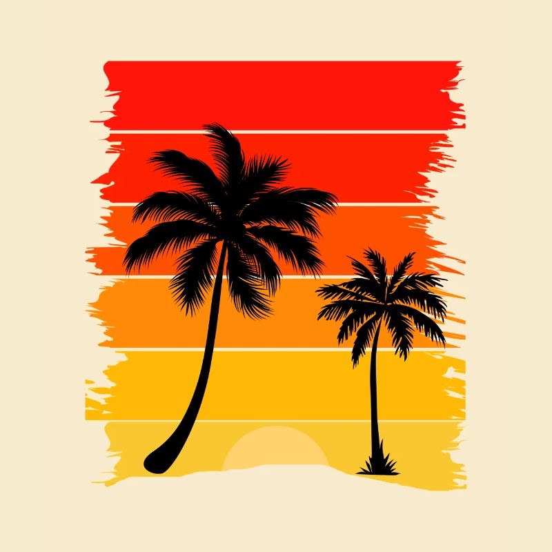 Palmier Sunset Éclat