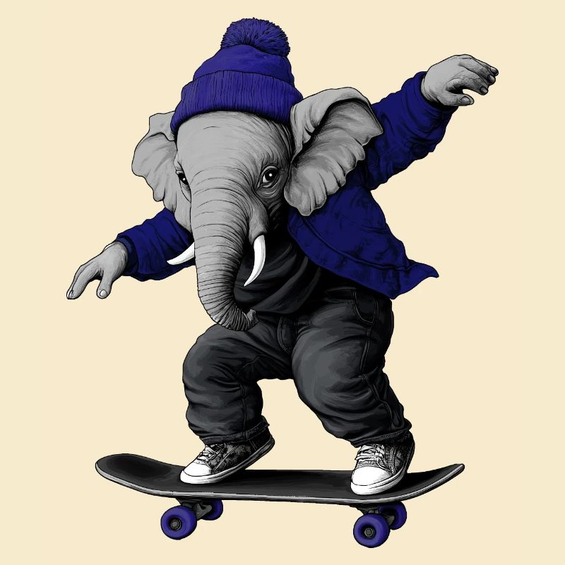 Patineur d’éléphants
