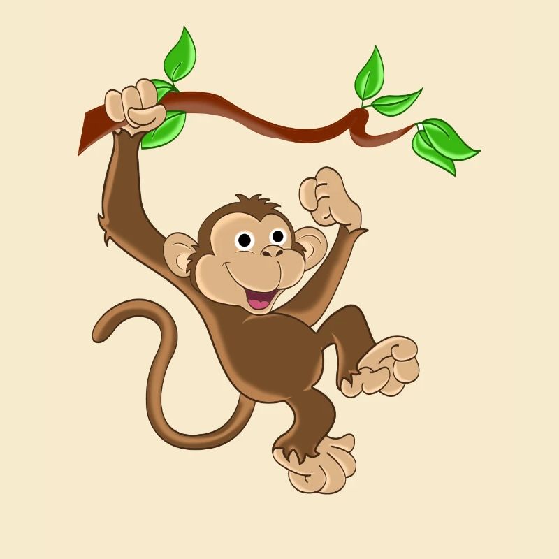 Lustiger Affe
