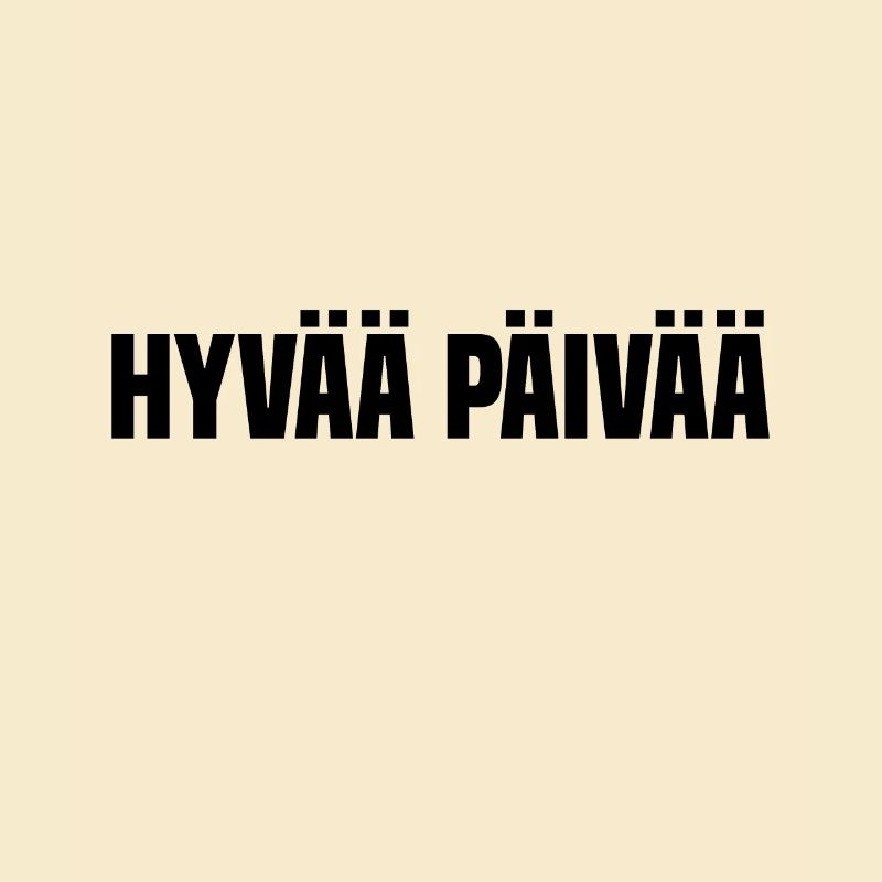 Finlande "Hello" hyvää päivää