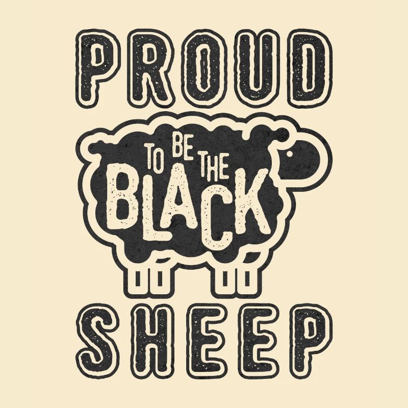 The Black sheep - giftidea