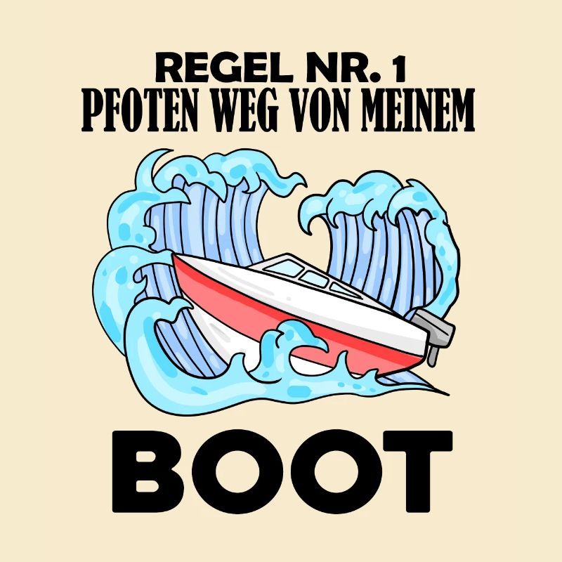 Motorboot Kapitän Boot Boote Seefahrt Geschenk