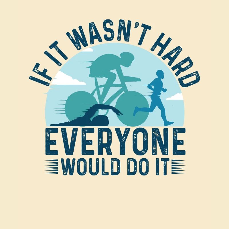 Si ce n’est pas difficile serait le triathlon