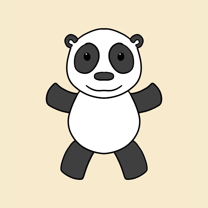 Panda Ours Mignon