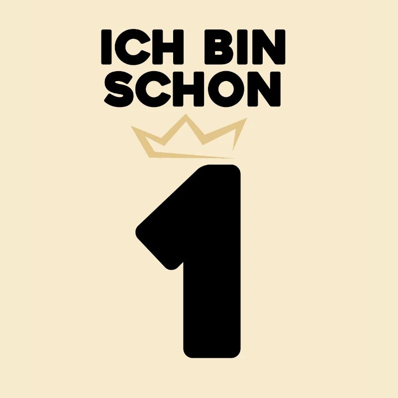 1 Geburtstag - 1 Jahre mit Krone
