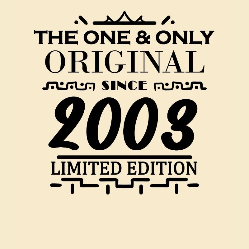 2003 - Année de construction 2003 - Né en 2003