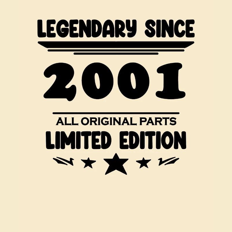 2001 - Né 2001 - Année de construction 2001
