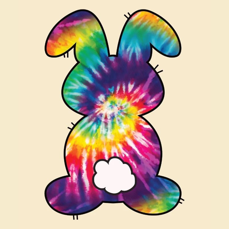 Tie Dye Rabbit Easter for Kids