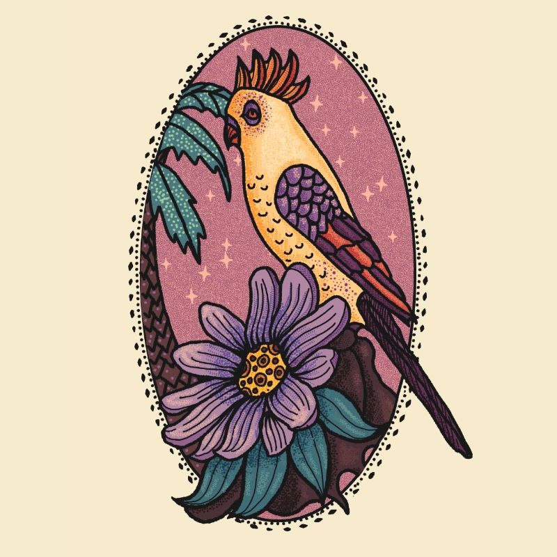 Cacatoès à fleur
