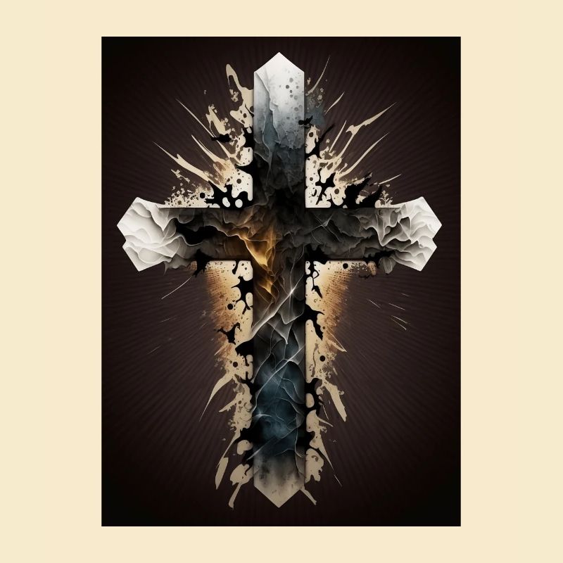 Abstract Crucifix