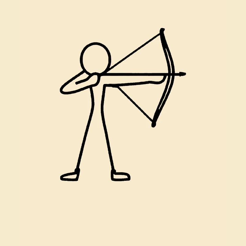 Archer à l’arc à l’arc à l’arc