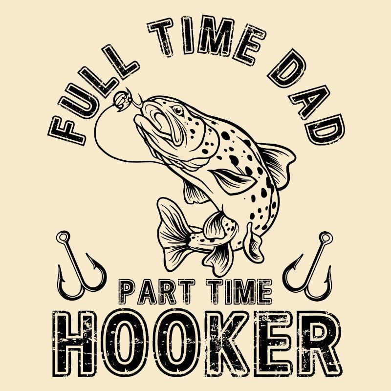 Full Time Dad Part Time Hook Angler Costume