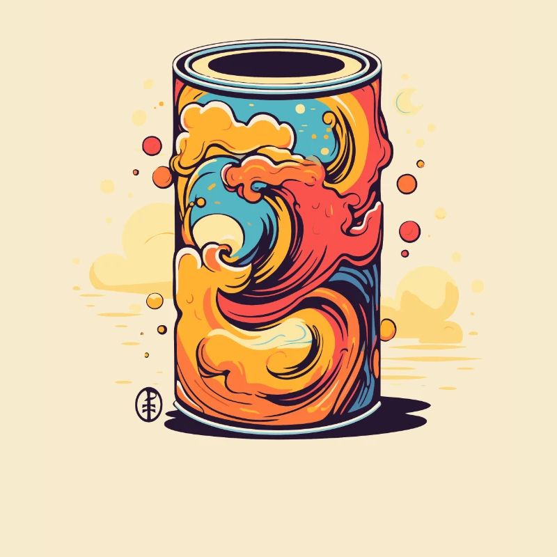 A cloudy container, a cloud can
