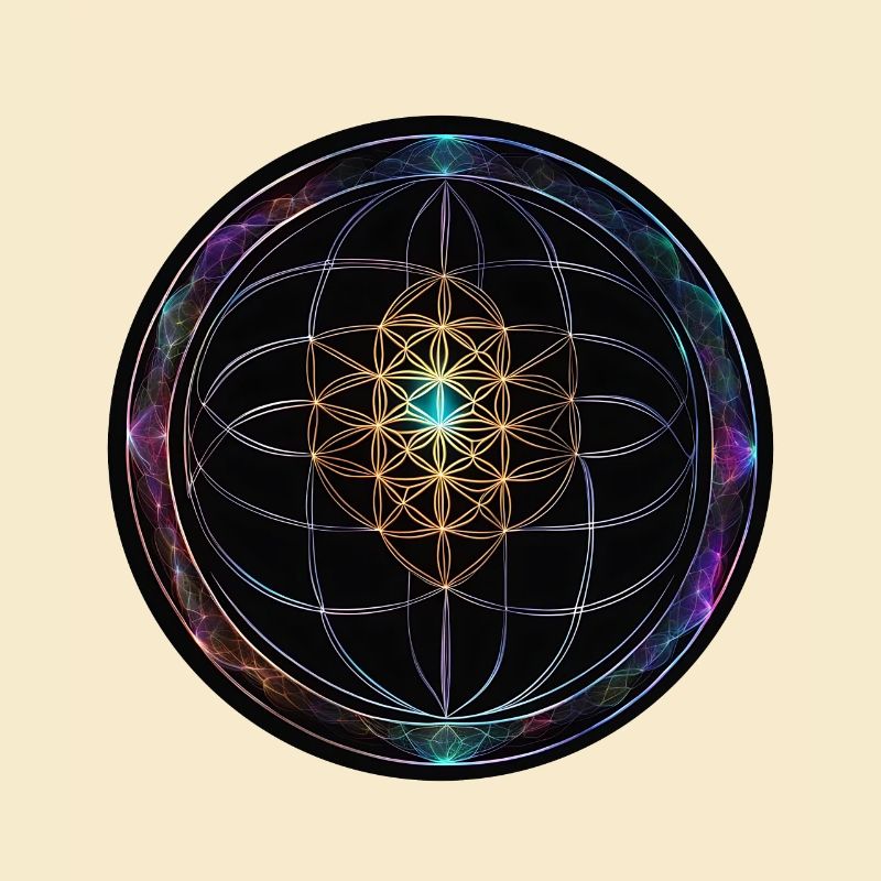 Metatron Scheiben Mandala Glow