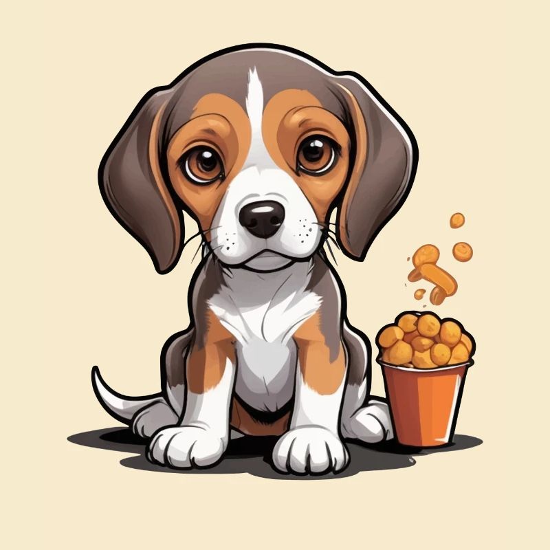 L’heure de la collation Beagle