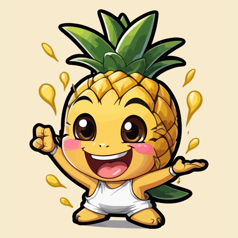 Drôle de bébé ananas