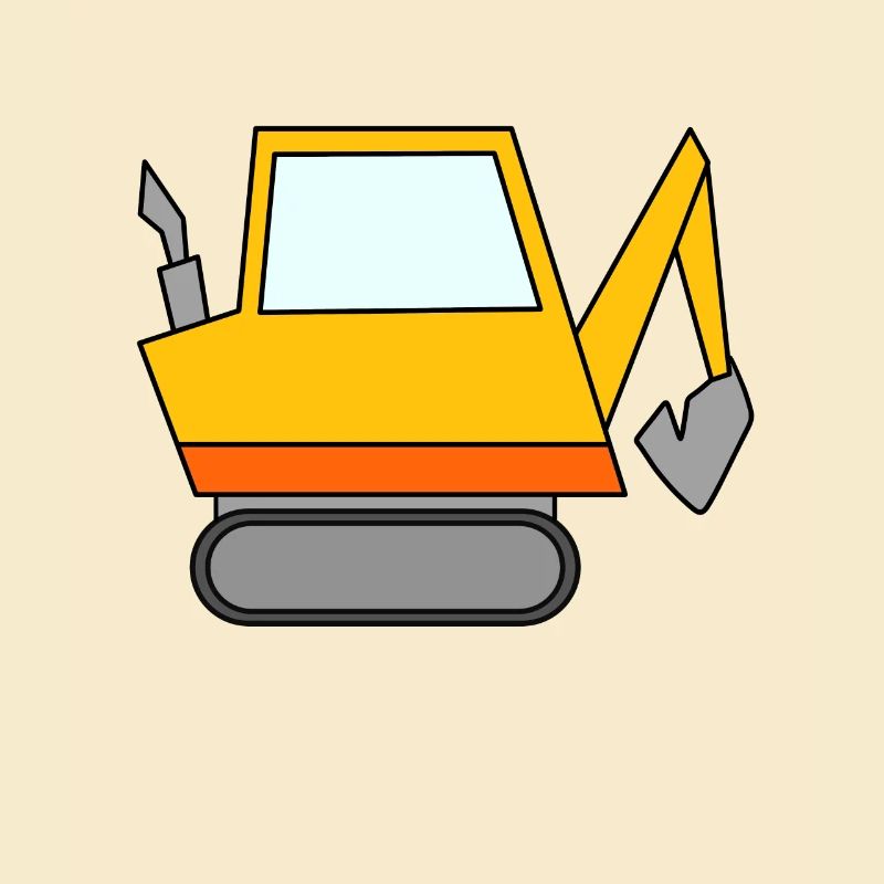 Bagger Baustelle Baggerfahrer