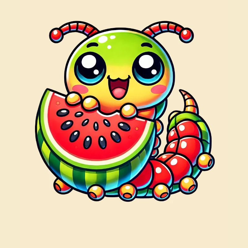 Centipede Melon Summer Fruit Watermelon