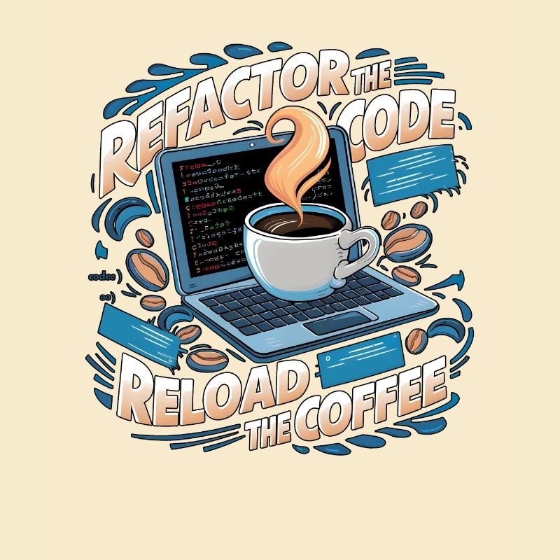 Aus Kaffee Code generieren Programmierer