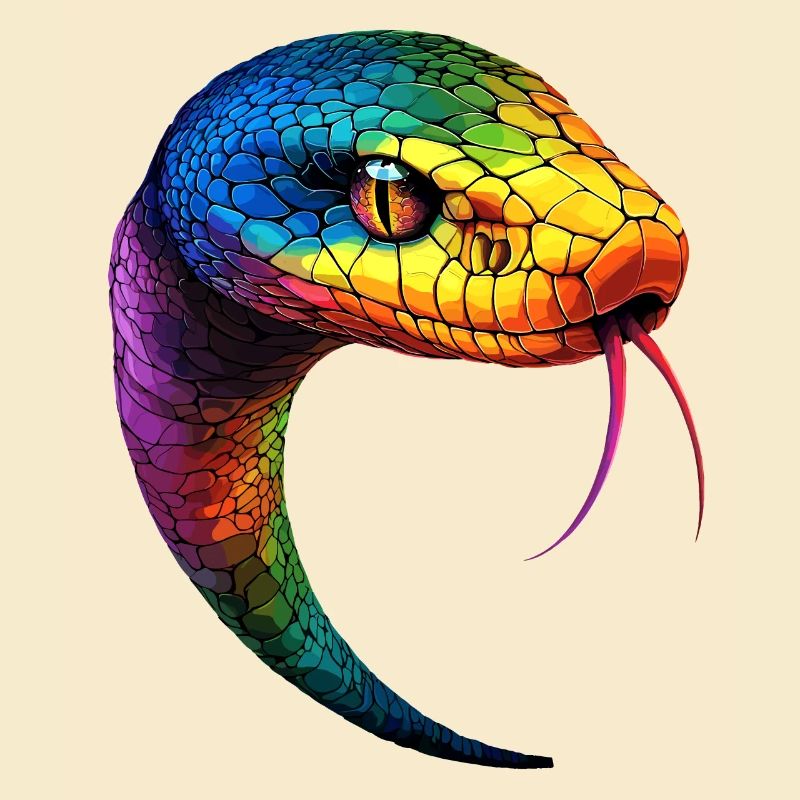 Snake Python Cobra Mamba Rattlesnake Snake