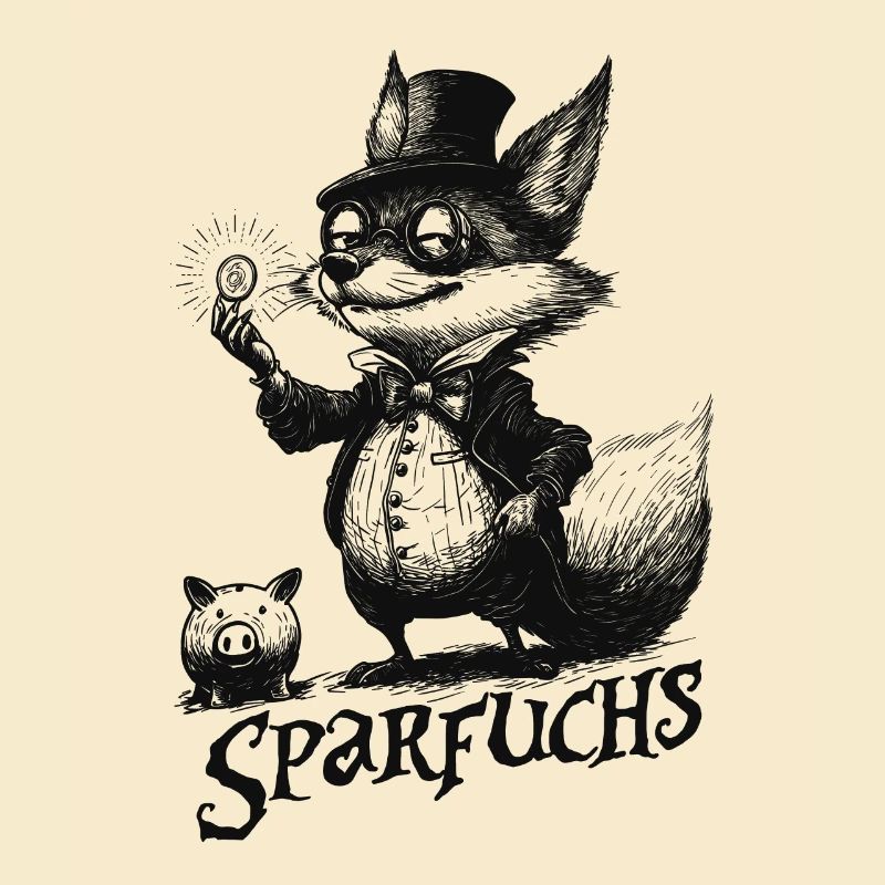 Sparfuchs Fuchs Schnäppchenjäger Pfennigfuchser