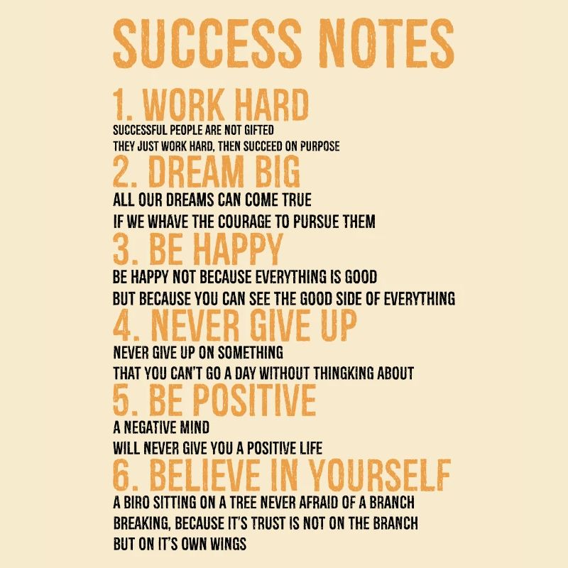 Success Notes