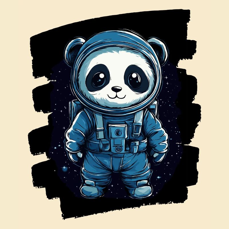 Panda Astronaute