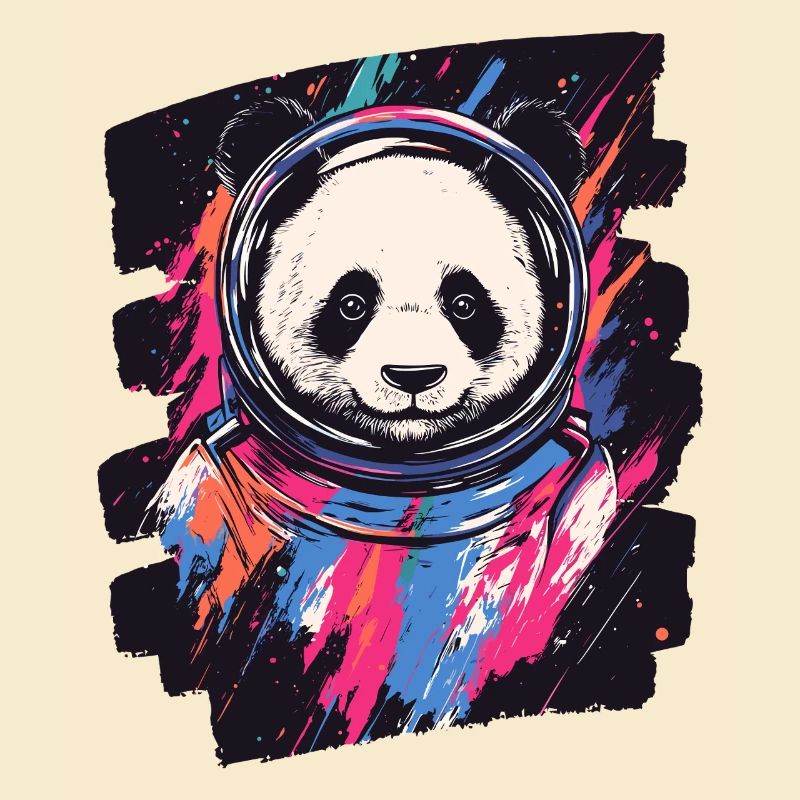 Panda Astronaute