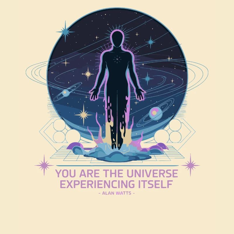 Être céleste | Alan Watts Citation Conception