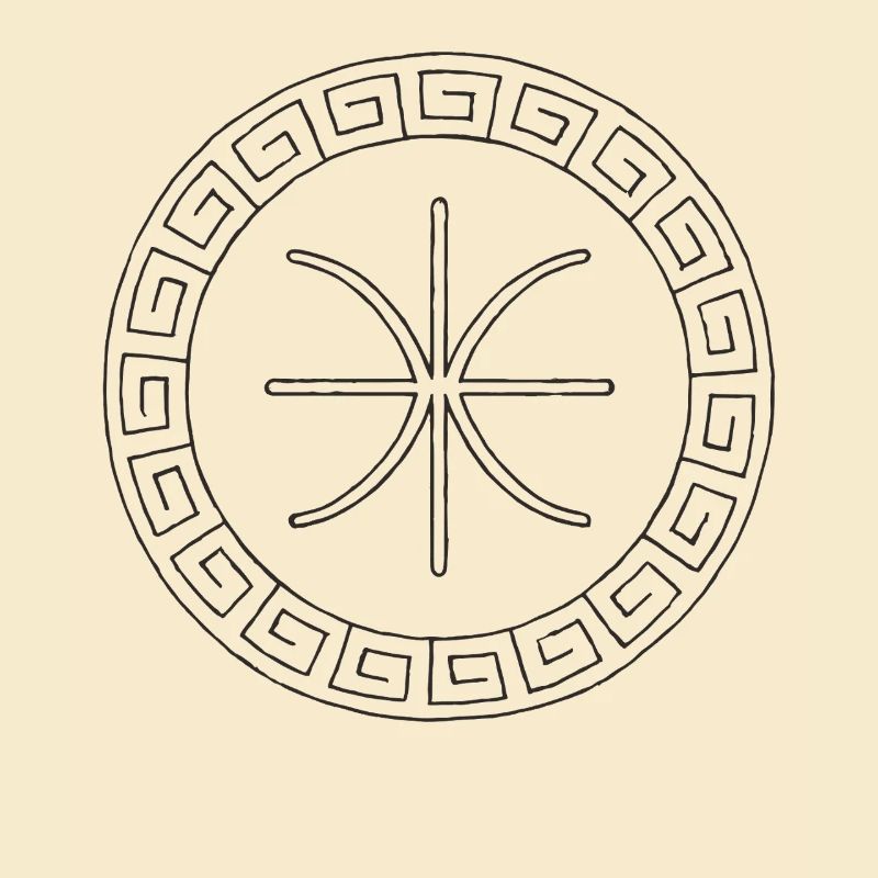 Delphic Epsilon Symbol | Ancient Greek Emblem