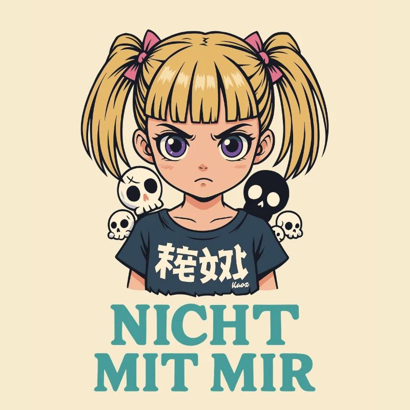Nicht mit mir – Wütendes Mädchen