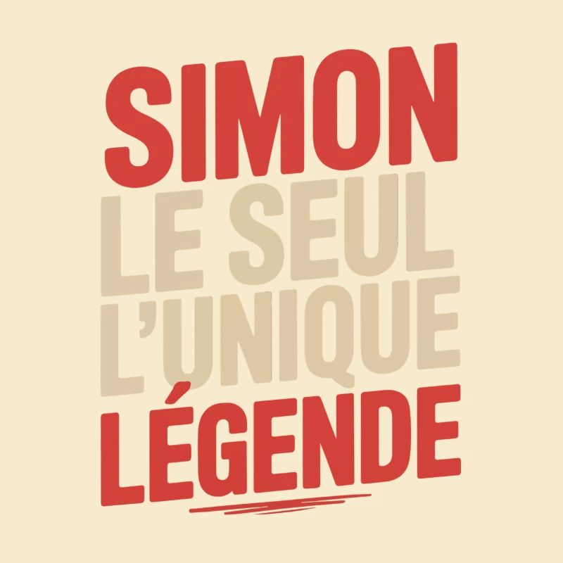 Simon The Only Unique Legend Man Gift