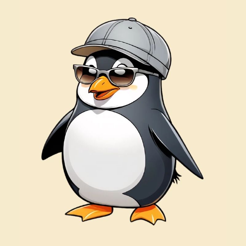 Cool Pingu mit Style