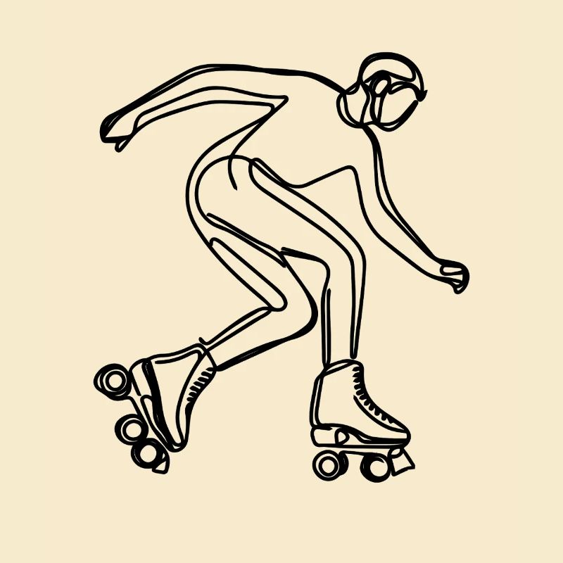 Rollschuhläufer