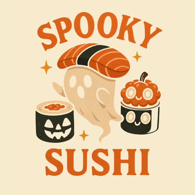 Spooky Sushi Ghosts