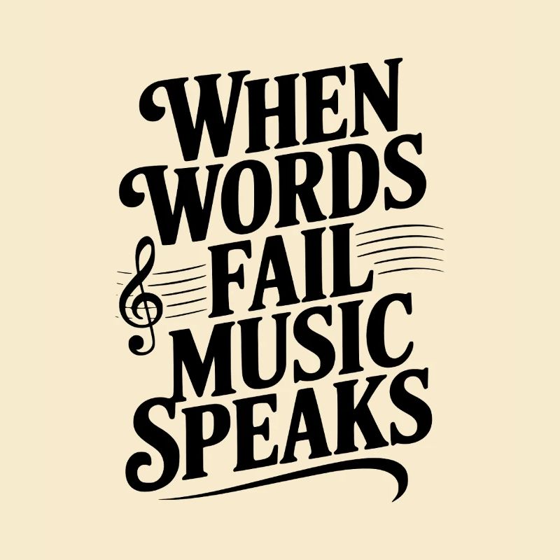 When Words Fail Music Speaks