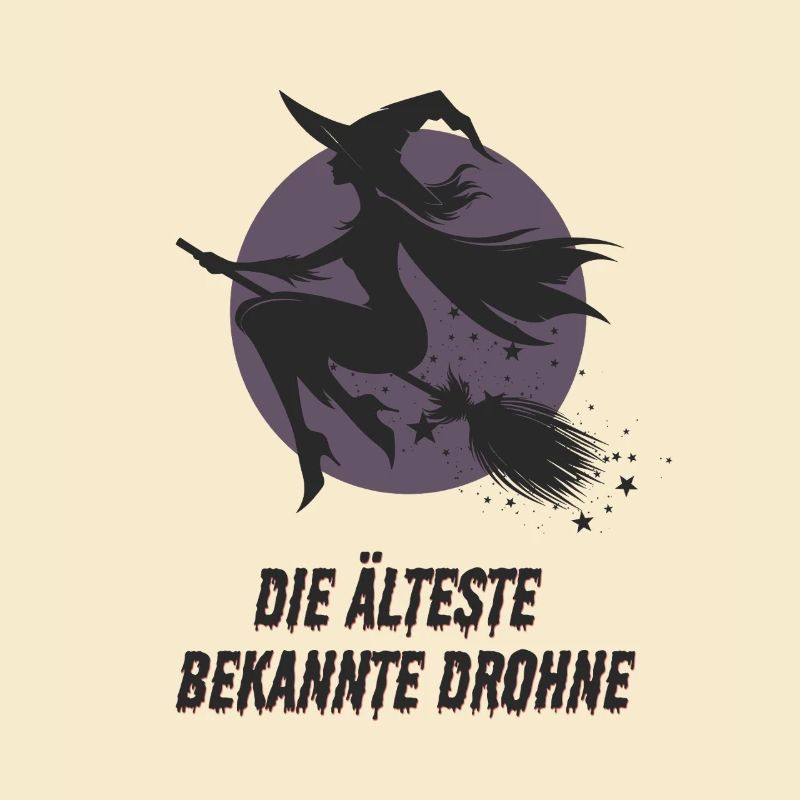 The oldest known drone – witch on broom