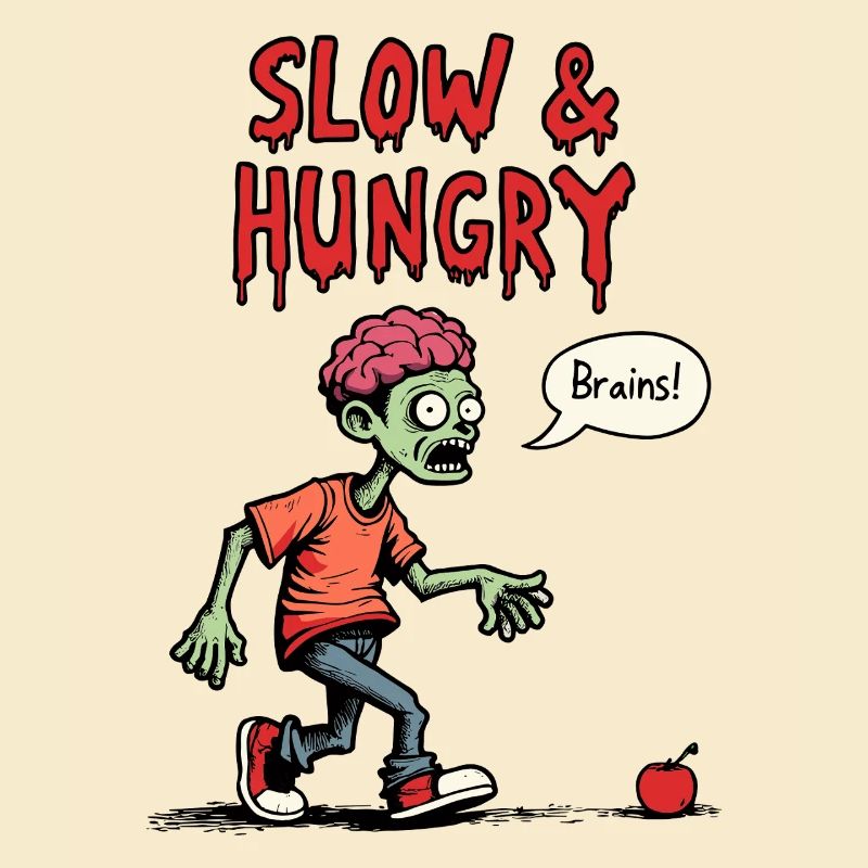 Slow & Hungry Zombie Comic