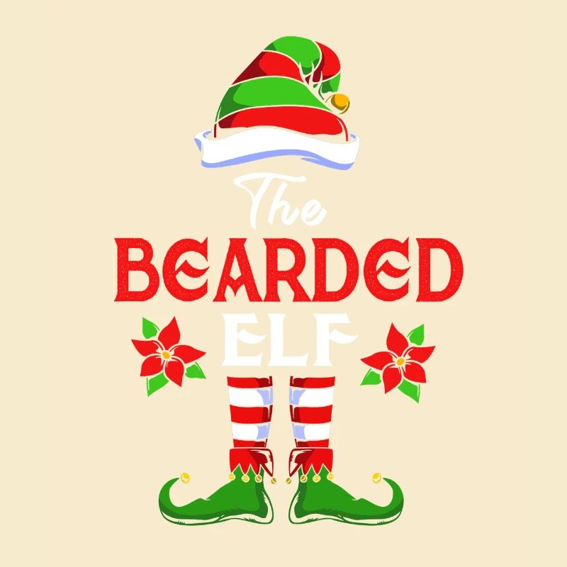 Elfe Elf Weihnachtsgeschenk Bart Bärtig Friseur