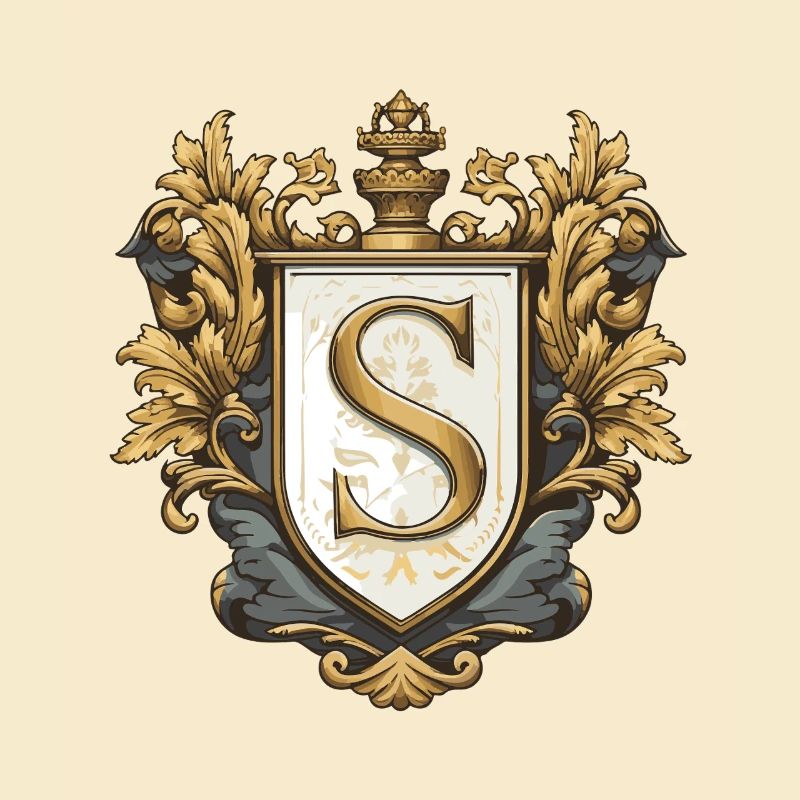 S Buchstabe Name Krone