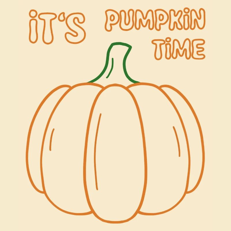 Its Pumpkin Time Illustration