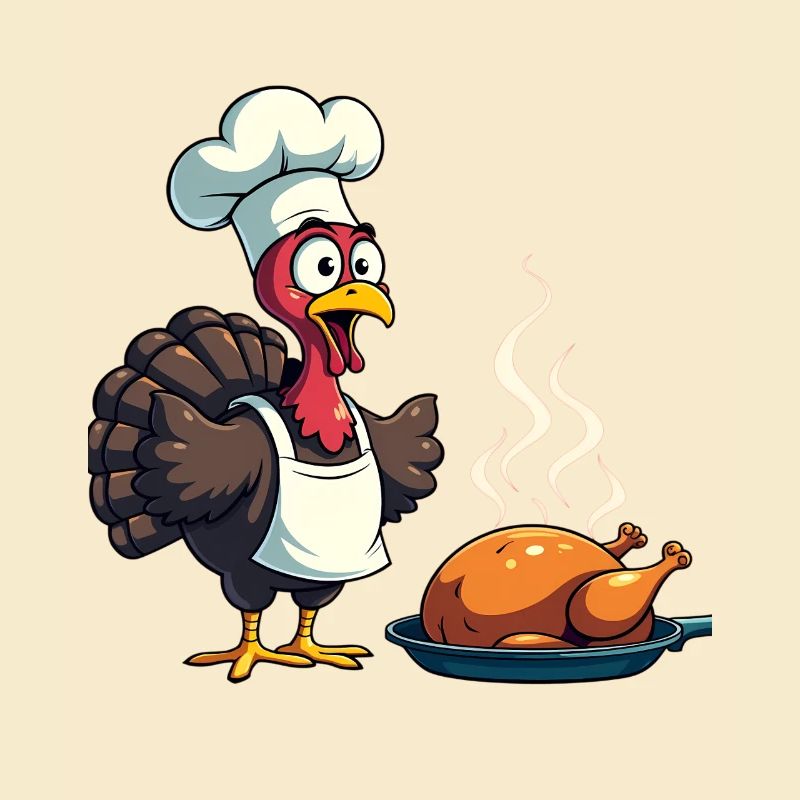 Cuisinier de dinde de Thanksgiving
