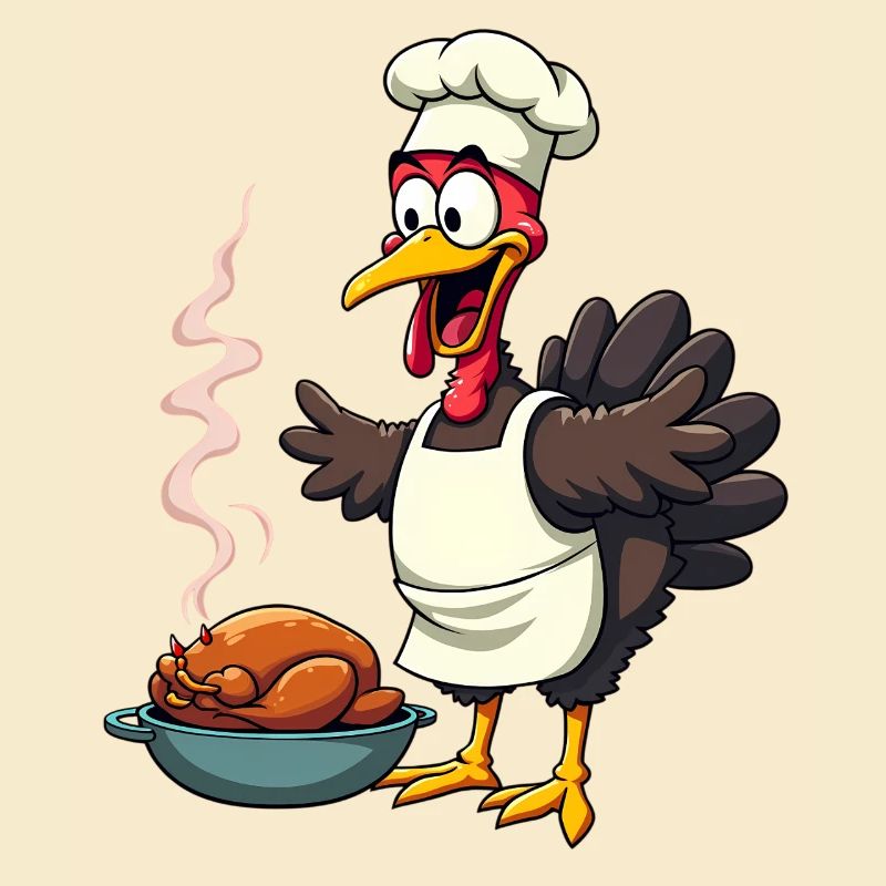 Cuisinier de dinde de Thanksgiving