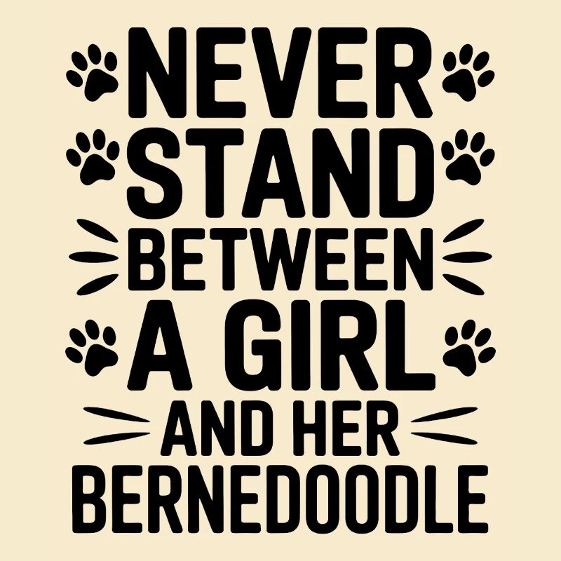 Bernedoodle Spruch Mädchen Bernedoodle Geschenk