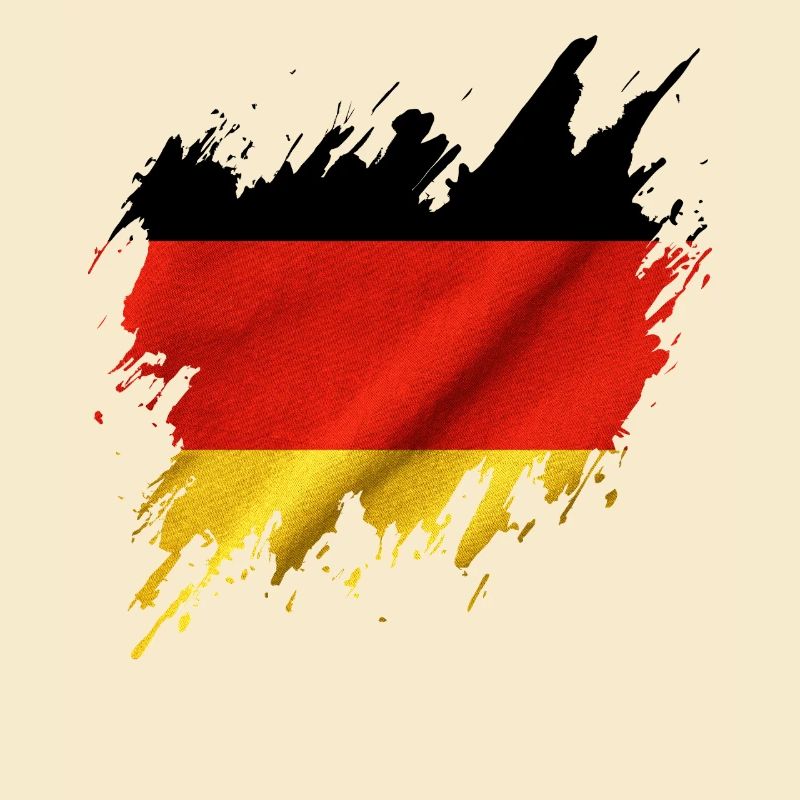 Germany flag, ripped style