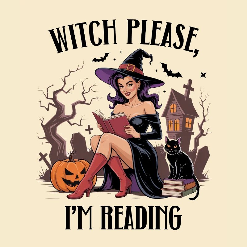 Witch Reading by Halloween Night