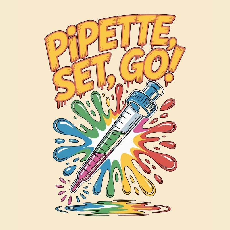 Lab Technician Pipette Set Go Medical Technologist