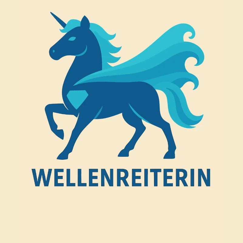 Fier Surfeur de Vagues, Puissance de Licorne, Mer