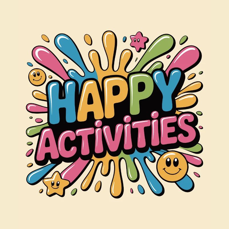 Activités joyeuses Explosion d’éclaboussures