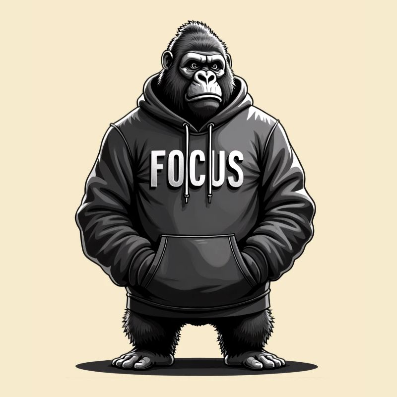 Concentration Gorille Effort Motivation